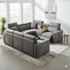 An overhead view illustrating