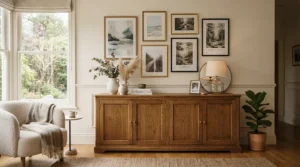A wide horizontal layout demonstrating double dresser vs tall dresser for master bedroom storage.